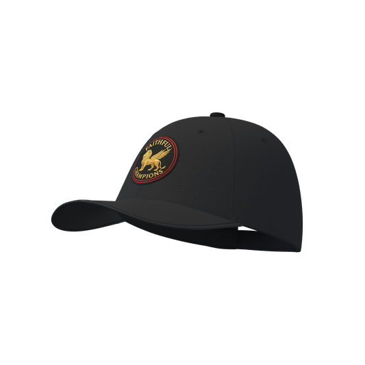 Champion Classic Baseball Hat- Unisex Stealth Black FAITHFUL CHAMPIONS GLOBAL