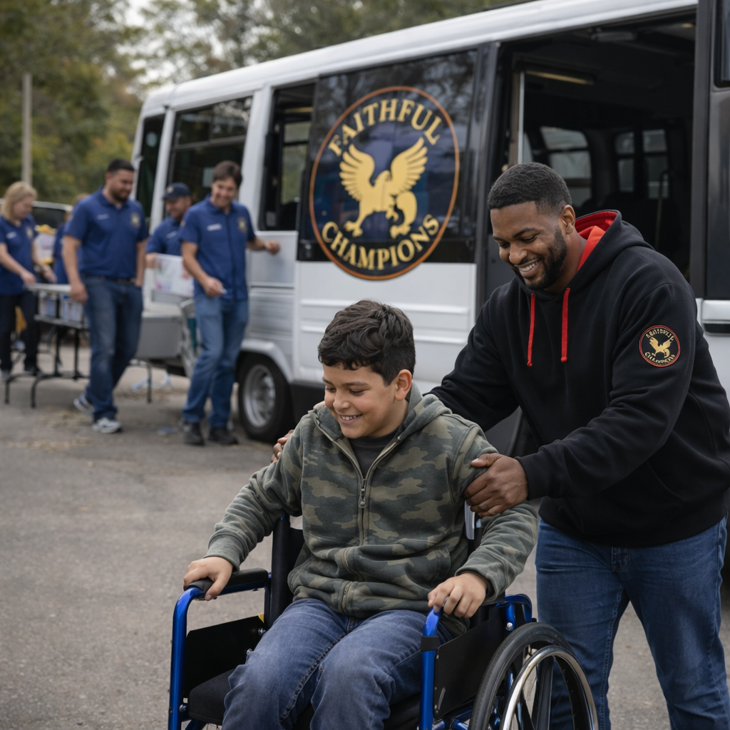 Empower Men's Hoodie FAITHFUL CHAMPIONS GLOBAL