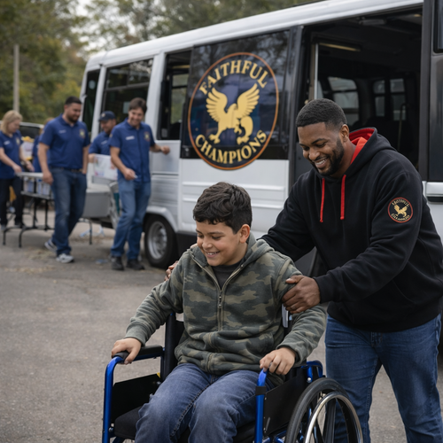 Empower Men's Hoodie FAITHFUL CHAMPIONS GLOBAL