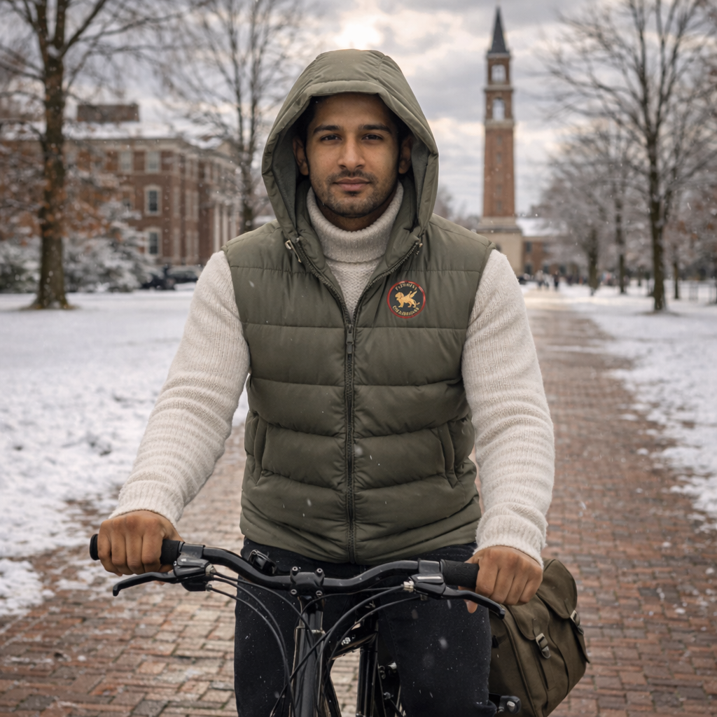 Summit Hooded Puffer Vest FAITHFUL CHAMPIONS