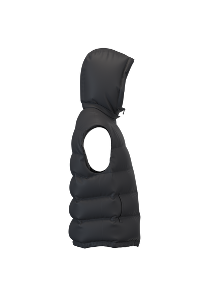 Summit Hooded Puffer Vest Product FAITHFUL CHAMPIONS GLOBAL