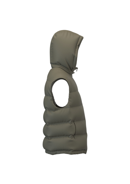 Summit Hooded Puffer Vest Product FAITHFUL CHAMPIONS GLOBAL