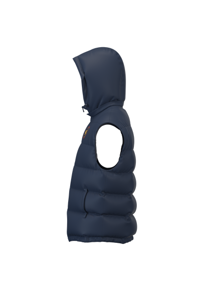 Summit Hooded Puffer Vest Product FAITHFUL CHAMPIONS GLOBAL