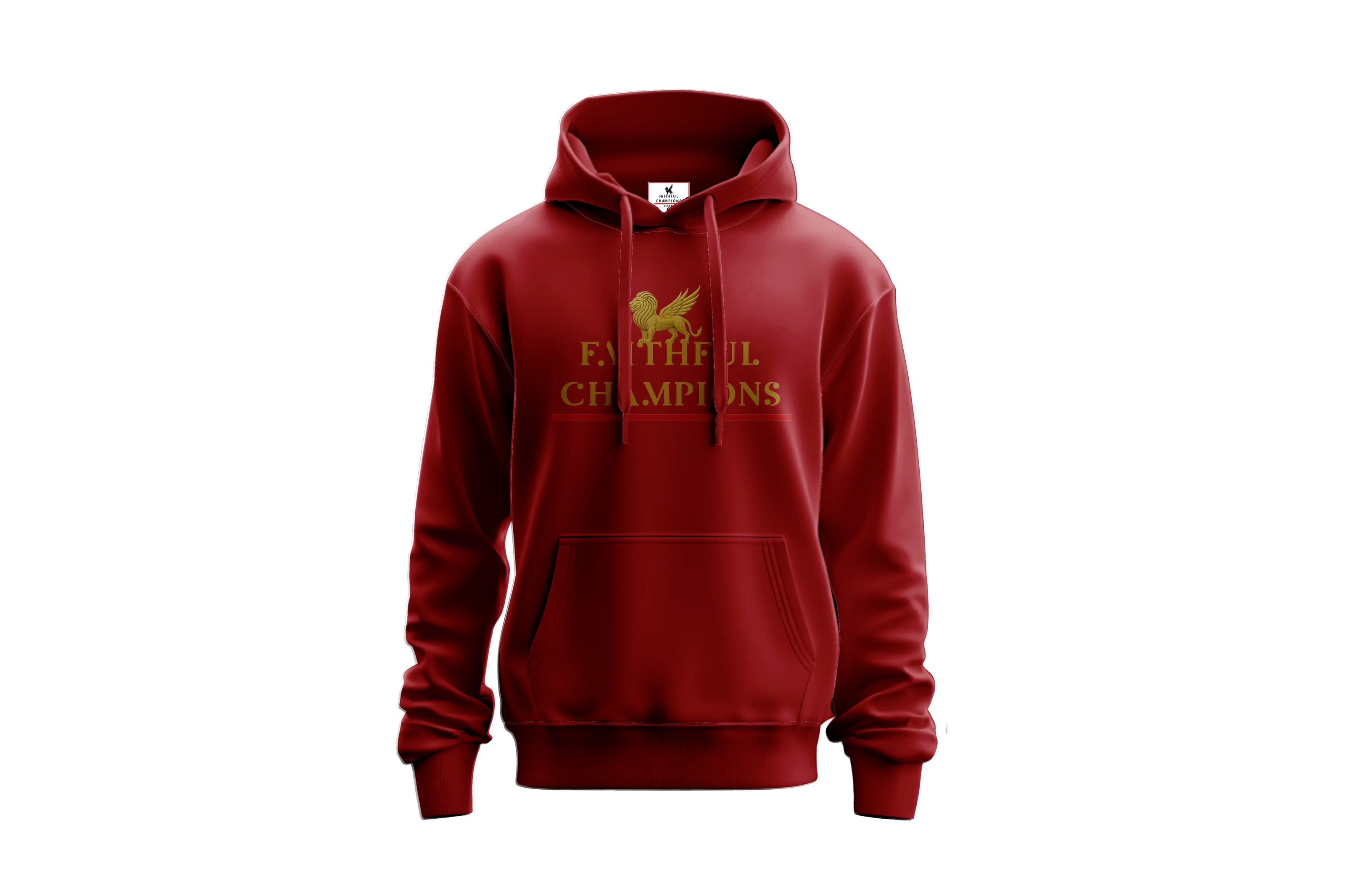 Legacy Mens Pull Over Hoodie - Game Day Red FAITHFUL CHAMPIONS GLOBAL