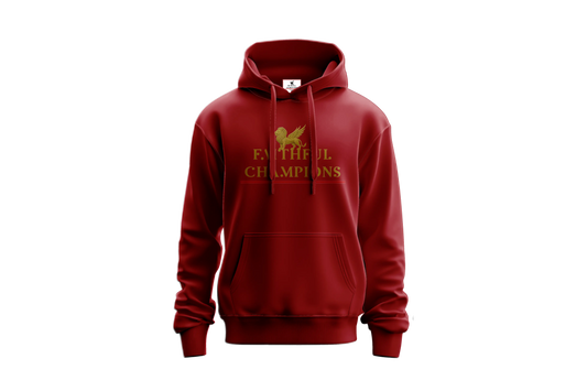 Legacy Mens Pull Over Hoodie - Game Day Red FAITHFUL CHAMPIONS GLOBAL