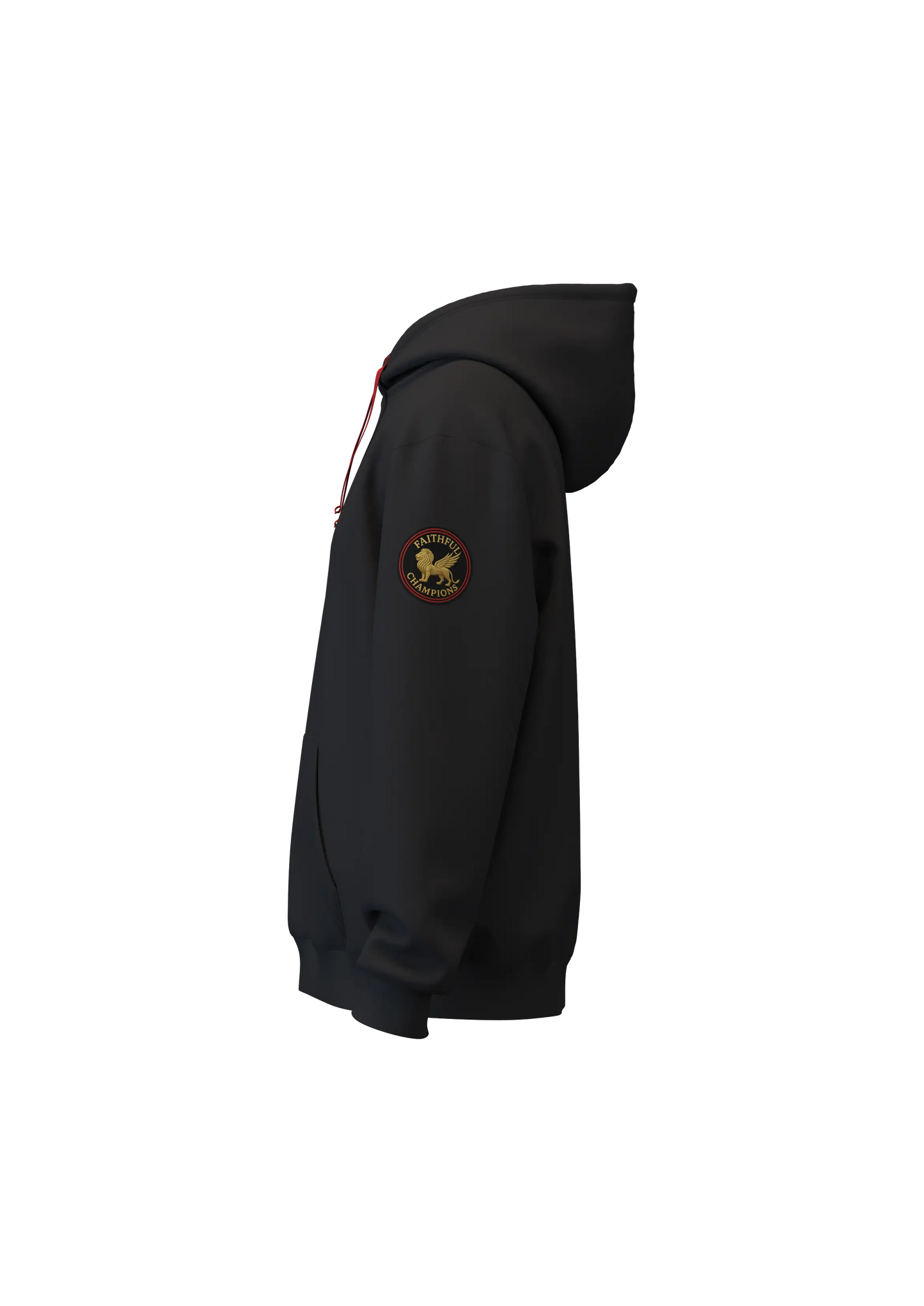 Empower Men's Hoodie - Stealth Black FAITHFUL CHAMPIONS GLOBAL