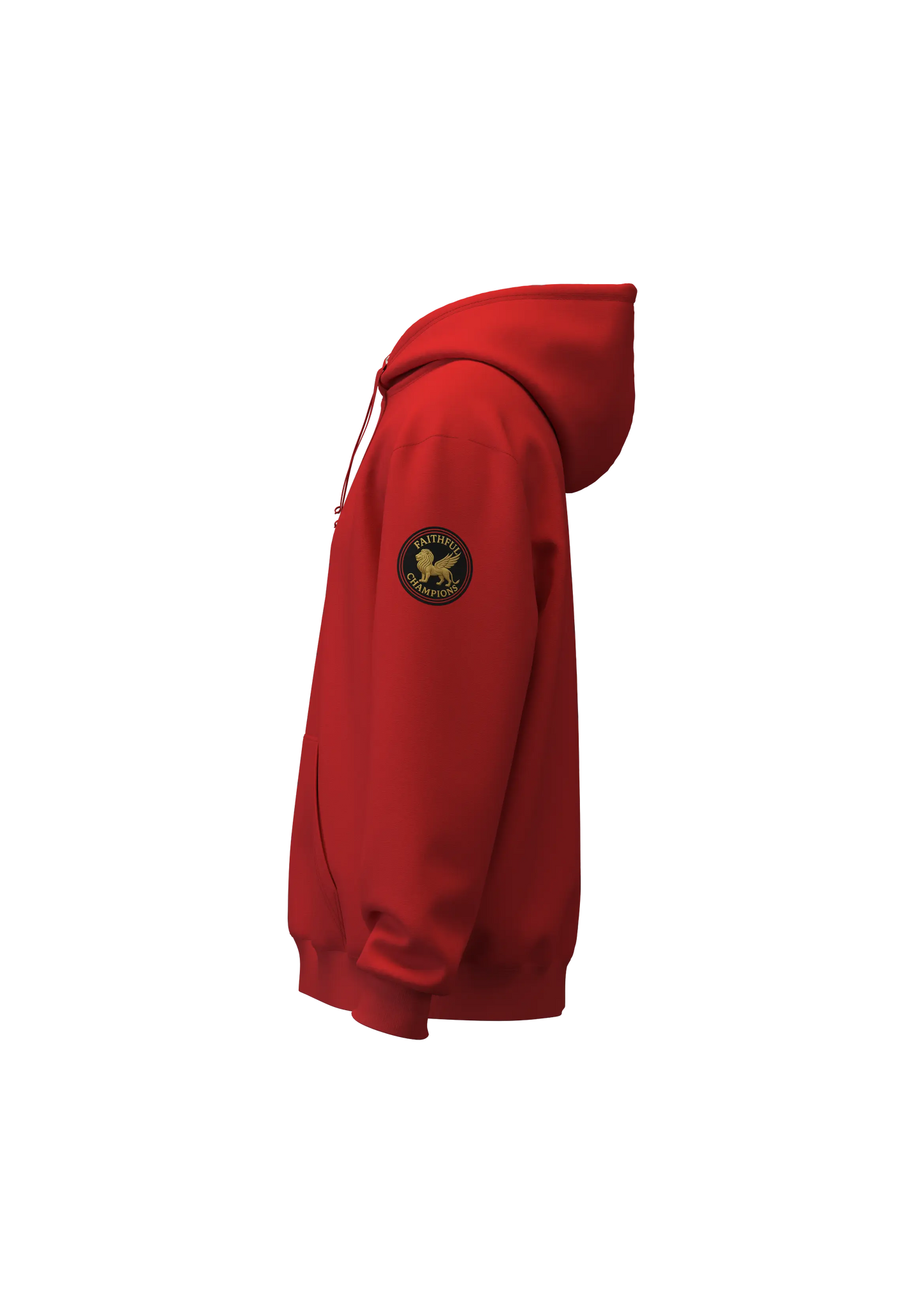 Empower Men's Hoodie- Game Day Red FAITHFUL CHAMPIONS GLOBAL