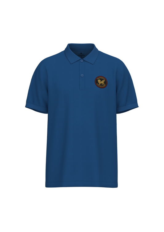Victory Men's Polo- Power Royal Product FAITHFUL CHAMPIONS GLOBAL