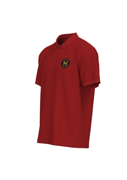 Victory Men's Polo-Game Day Red FAITHFUL CHAMPIONS GLOBAL