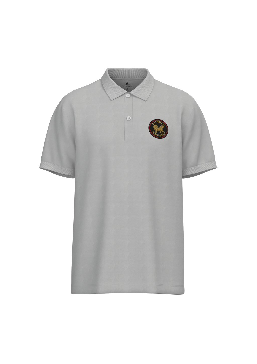 Victory Men's Polo-Game Day Red FAITHFUL CHAMPIONS GLOBAL