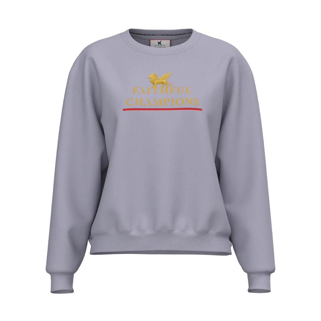 Grace Sweatshirt women’s - Classic Grey FAITHFUL CHAMPIONS GLOBAL