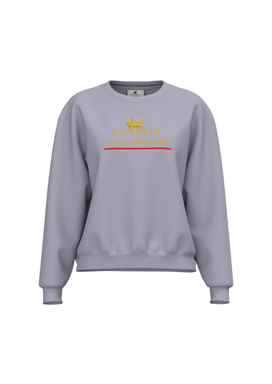 Grace Sweatshirt women’s - Classic Grey FAITHFUL CHAMPIONS GLOBAL