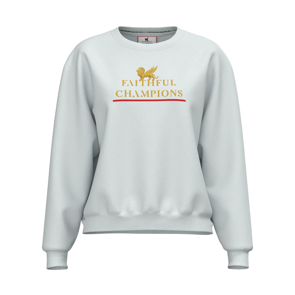 Grace Sweatshirt women’s - Classic silver FAITHFUL CHAMPIONS GLOBAL