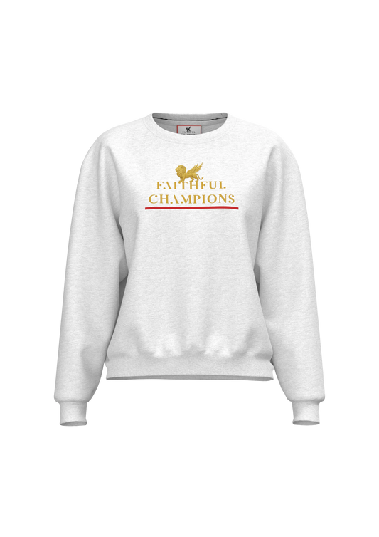 Grace Sweatshirt women’s - Blue Ice FAITHFUL CHAMPIONS GLOBAL