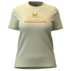 Trophy Women's Crew- Tee Yellow FAITHFUL CHAMPIONS GLOBAL