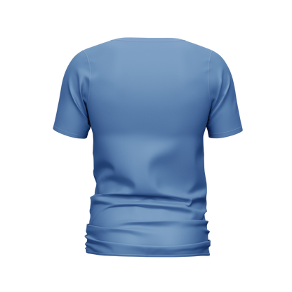 Momentus Unisex Crew Neck - Rival Blue Tee FAITHFUL CHAMPIONS GLOBAL