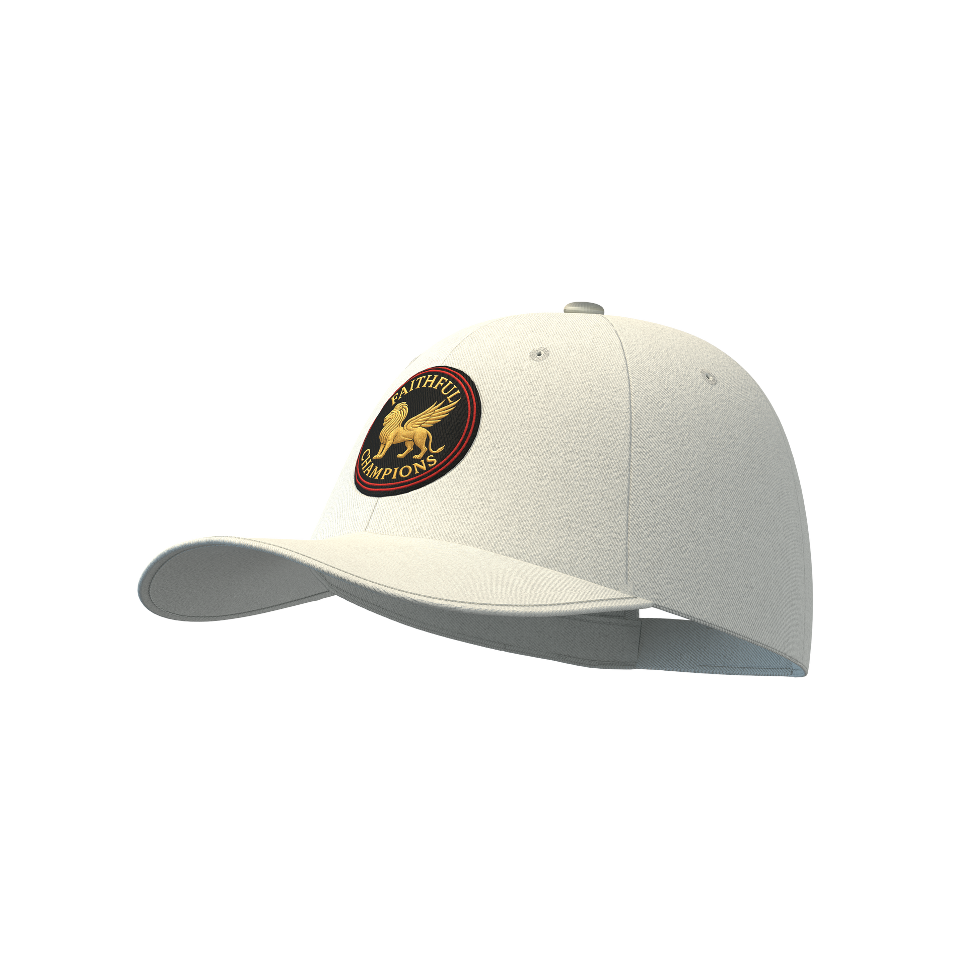 Champion Classic Baseball Hat- Unisex Chalk White FAITHFUL CHAMPIONS GLOBAL