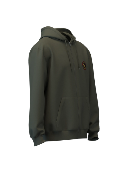 Apex zip front hoodie- Ranger Green FAITHFUL CHAMPIONS GLOBAL