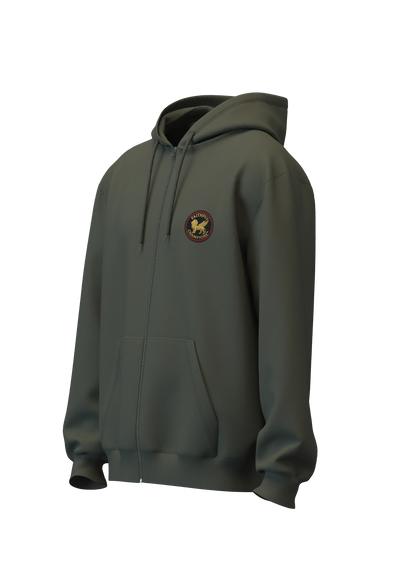 Apex zip front hoodie- Ranger Green FAITHFUL CHAMPIONS GLOBAL