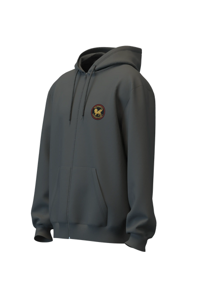 Apex Unisex Zip Hoodie - Storm Grey FAITHFUL CHAMPIONS GLOBAL