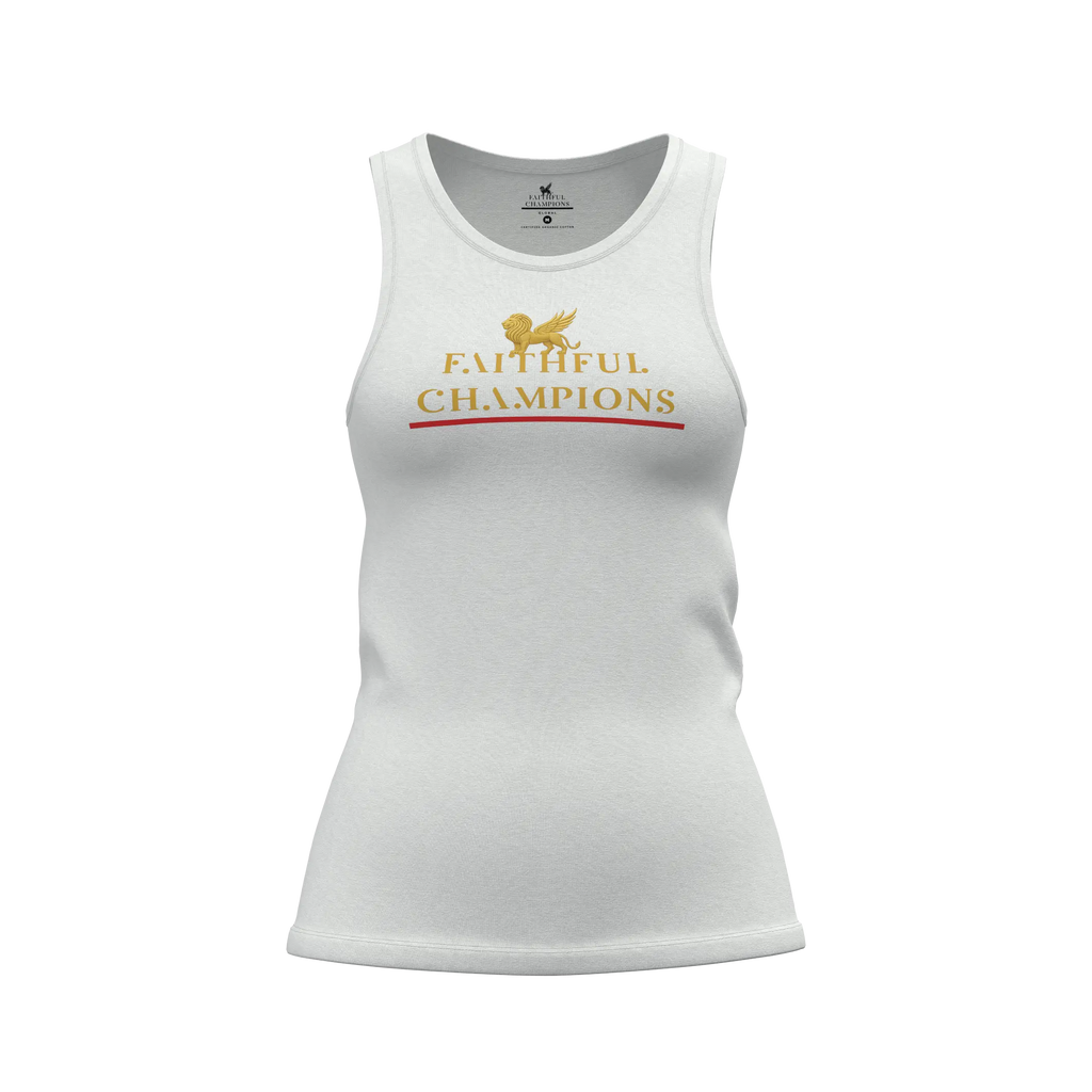 Radiance Women's Tank - Chalk White FAITHFUL CHAMPIONS GLOBAL