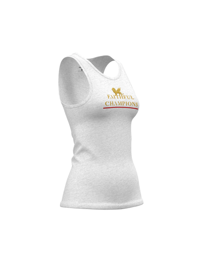 Radiance Women's Tank - Chalk White FAITHFUL CHAMPIONS GLOBAL