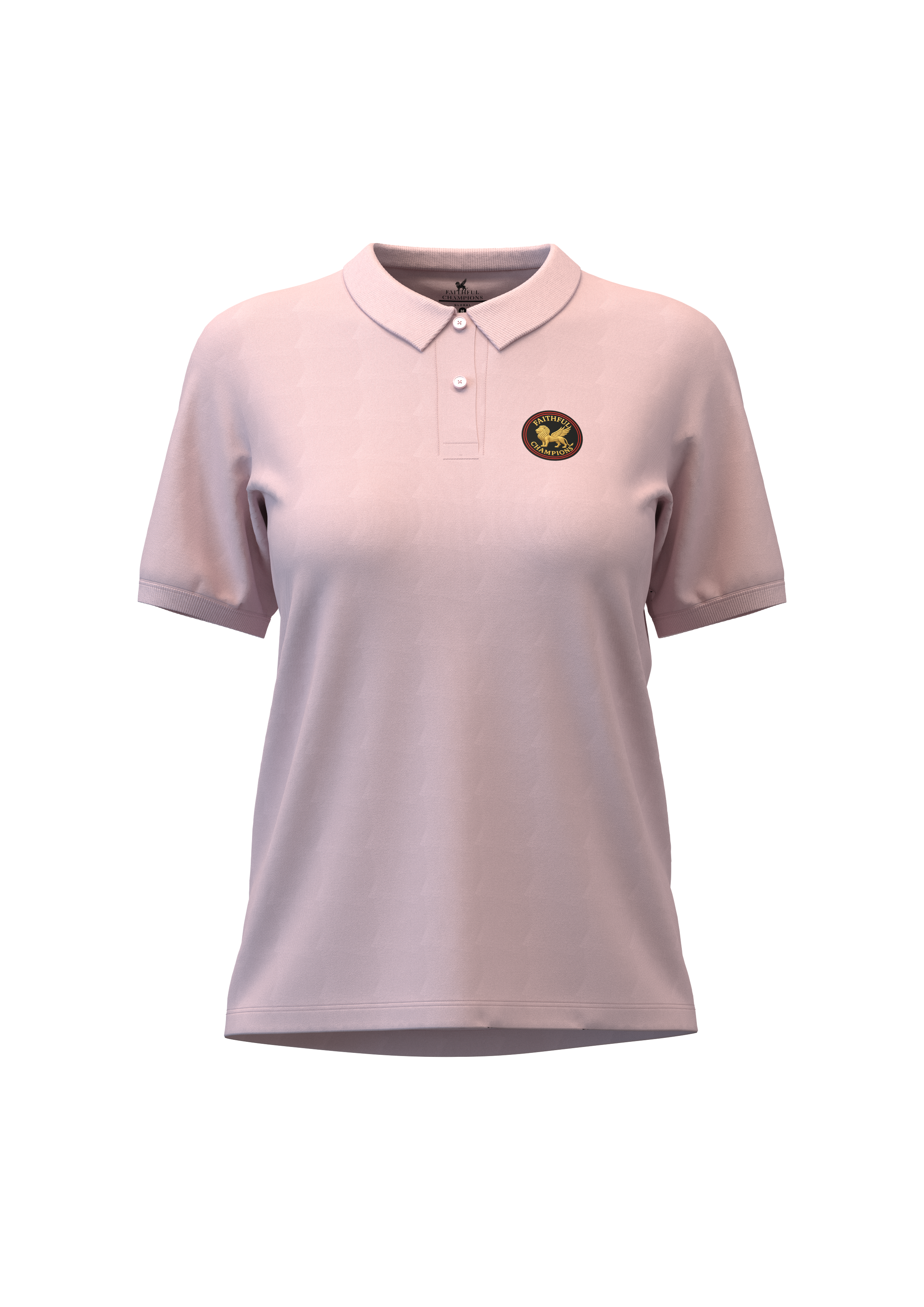 Victory Women's Polo- Horizon Blue FAITHFUL CHAMPIONS GLOBAL