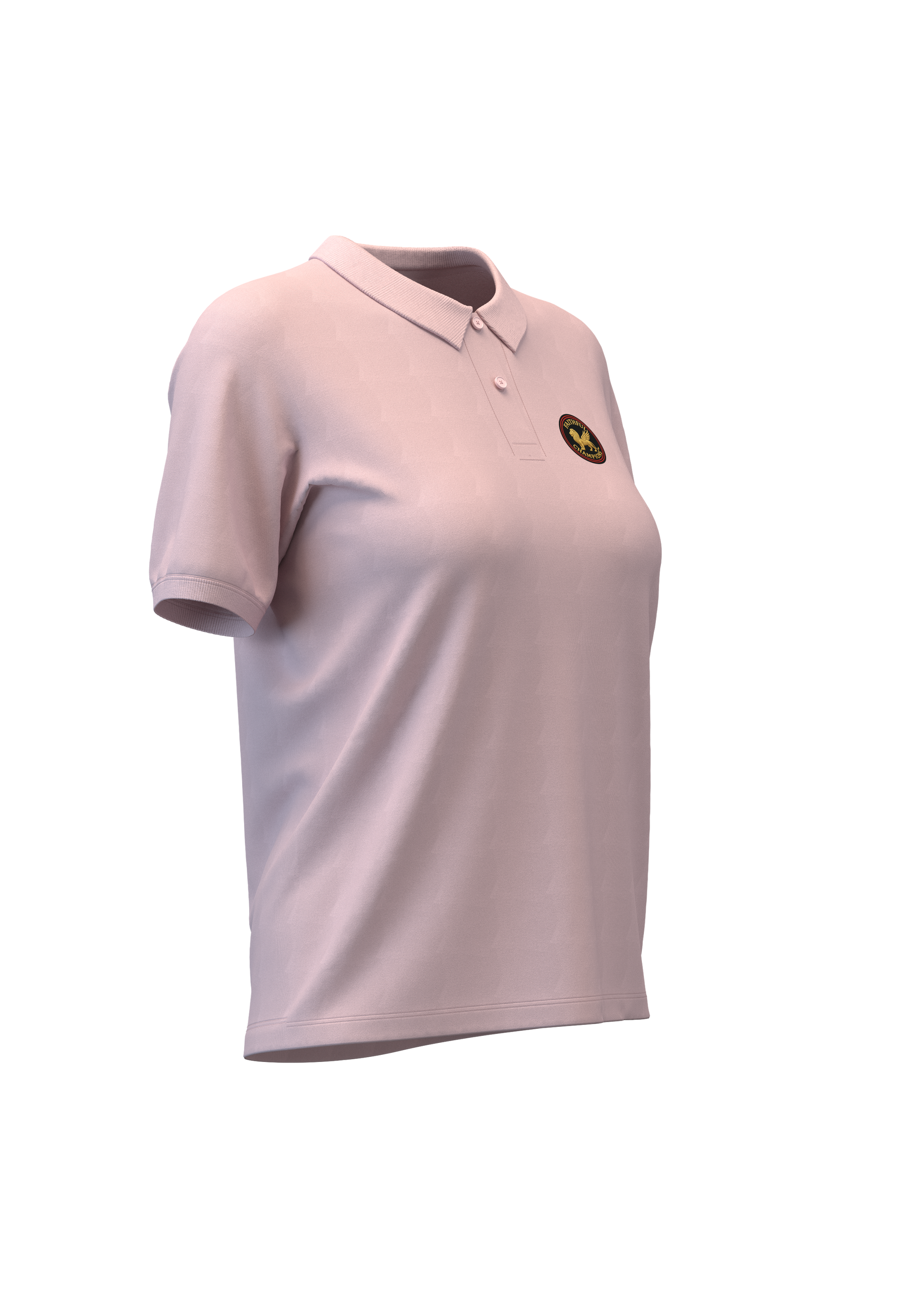 Victory Women's Polo- Power Pink FAITHFUL CHAMPIONS GLOBAL