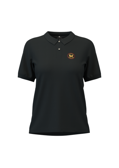 Victory Women's Polo- Stealth Black FAITHFUL CHAMPIONS GLOBAL